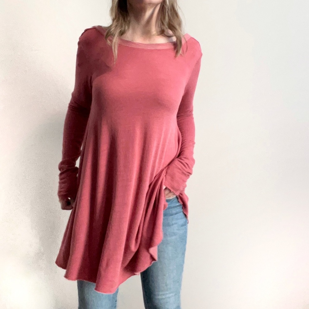 FREE PEOPLE BEACH Boho Slouchy swing tunic size XS
